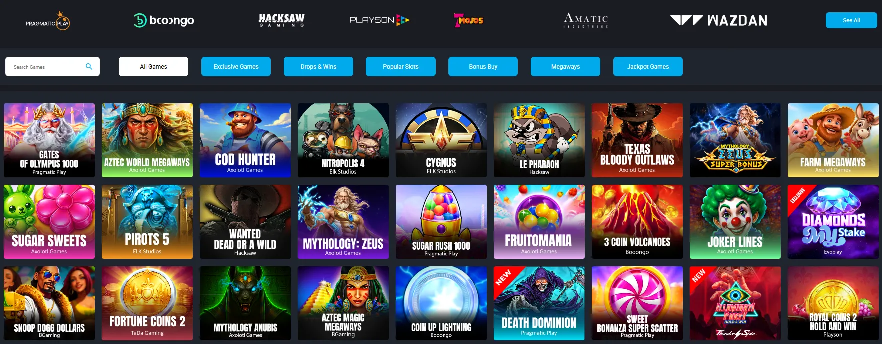 MyStake casino games illustration